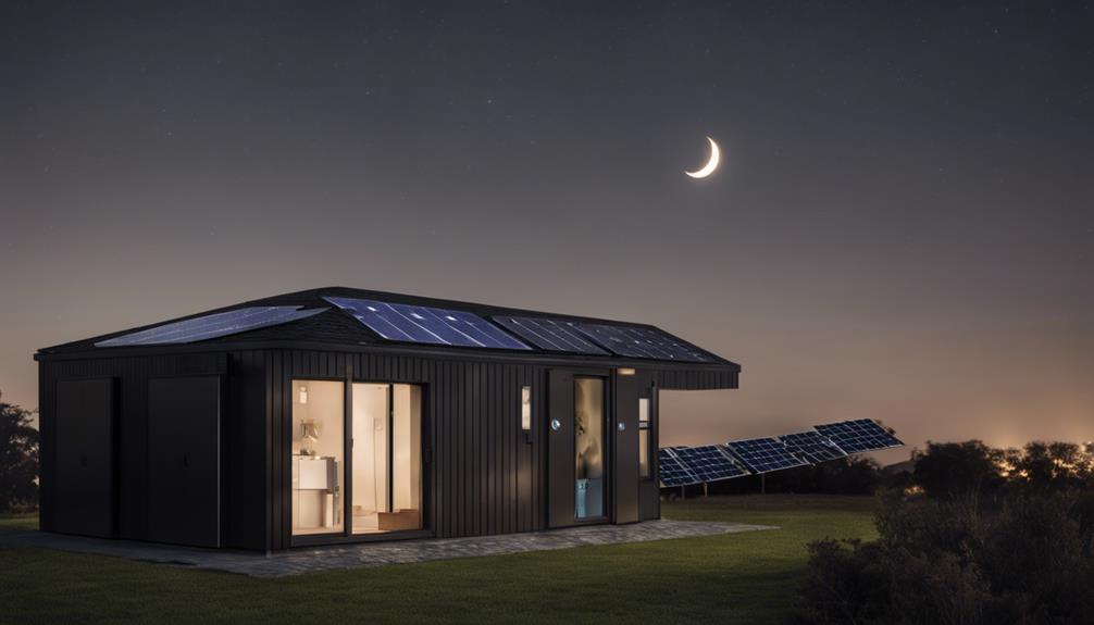 solar panels nighttime functionality