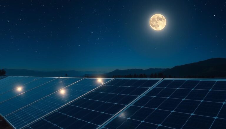 Do solar panels work at night?